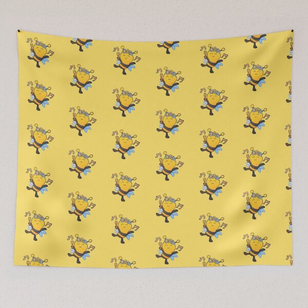 Item preview, Cutie Bees - Cute Happy Musical Bee designed and sold by SolarWayfarer.