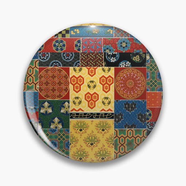 Item preview, Wa Moyō — Japanese Decorative Pattern Tile Sampler designed and sold by LouDSarG.