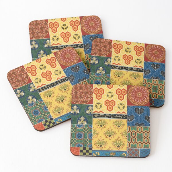 Item preview, Wa Moyō — Japanese Decorative Pattern Tile Sampler designed and sold by LouDSarG.