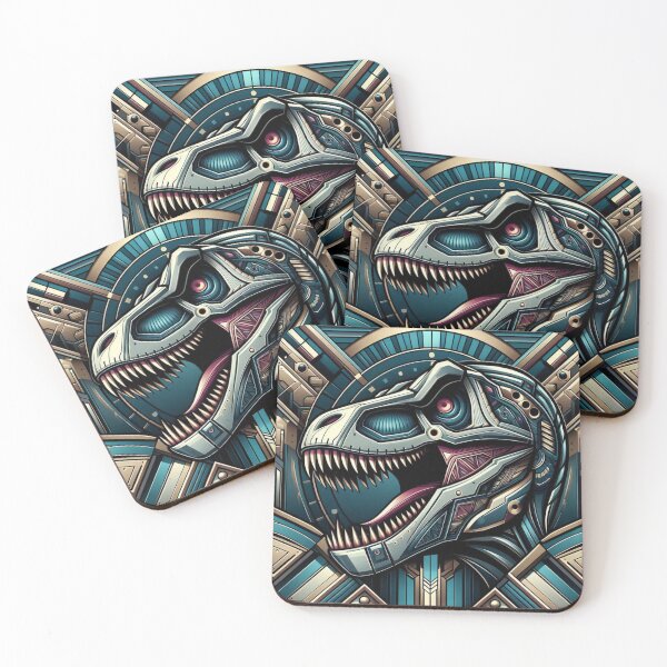 Item preview, Azure Mecha T-Rex  designed and sold by unboxedbyJuls.