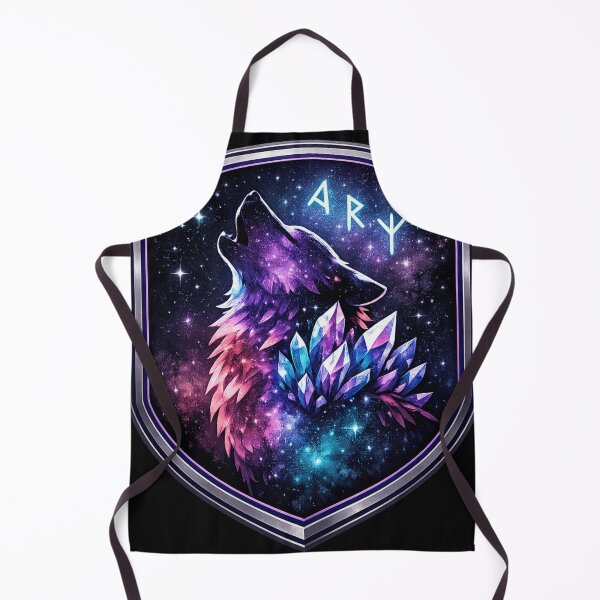 Item preview, Nebula Wolf Crest: Crystal Howl in Space designed and sold by NightshadeWolfs.