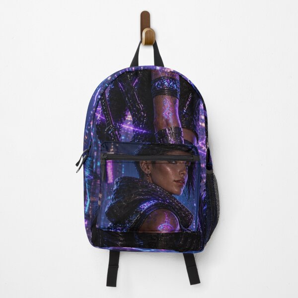 Item preview, Neon Guardian: Cyberpunk Protector & AI Companion designed and sold by Kimberly Palmer.