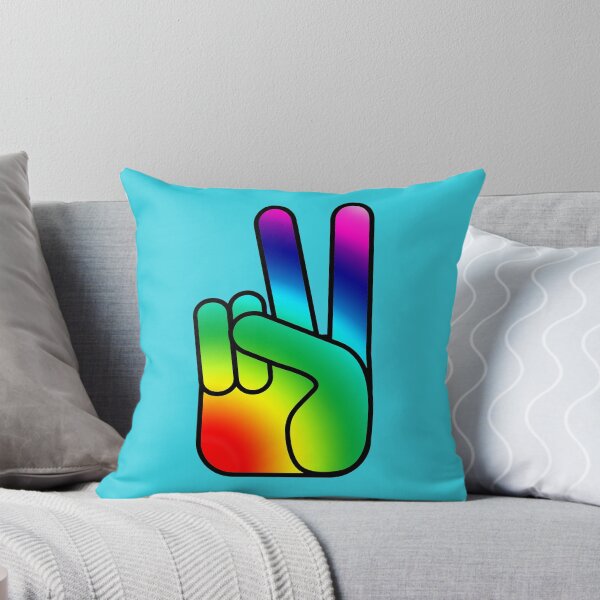 Item preview, Hippie Rainbow Peace Hand designed and sold by Charmaine Paulson.