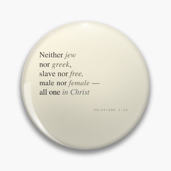 Item preview, All One in Christ – Galatians 3:28 Minimalist Scripture Design designed and sold by Alt Christian.