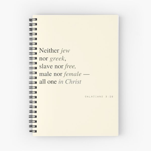 Item preview, All One in Christ – Galatians 3:28 Minimalist Scripture Design designed and sold by Alt Christian.