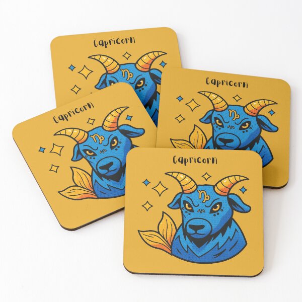 Item preview, Capricorn Zodiac Sign Sea Goat Pop Art Illustration designed and sold by SolutionsArt.