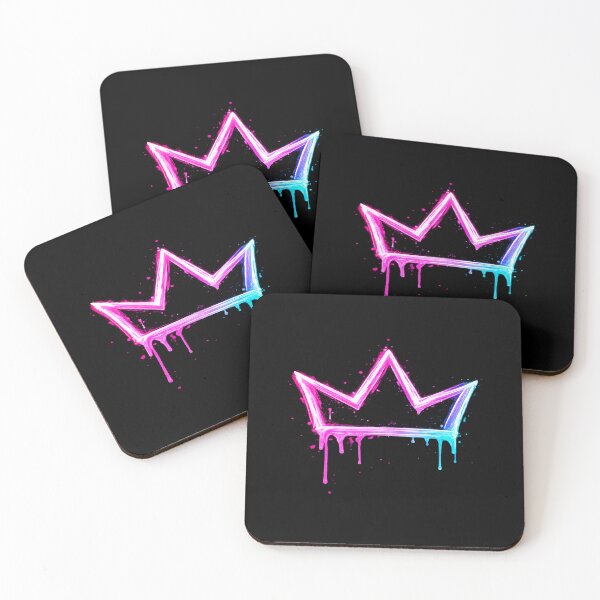 Item preview, Neon Drip Crown – Cyber Streetwear Aesthetic designed and sold by NeQiu's merch.