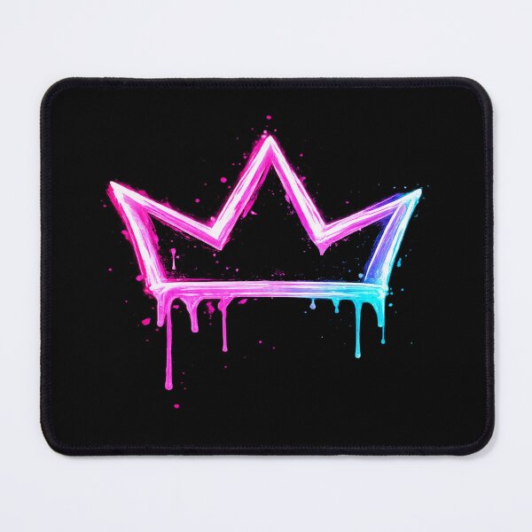 Item preview, Neon Drip Crown – Cyber Streetwear Aesthetic designed and sold by NeQiu's merch.