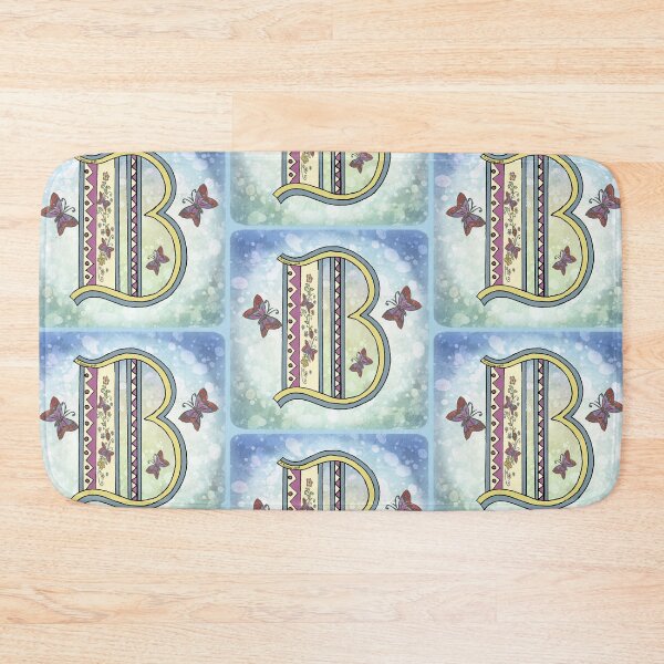 Item preview, Floral letter B Monogram designed and sold by artmuvz.