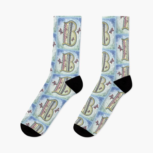 Item preview, Floral letter B Monogram designed and sold by artmuvz.