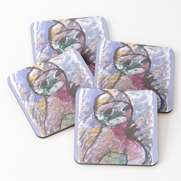 Item preview, Baby Blue Eyes Minotaur (painting by ACCI) designed and sold by VanyssaGraphics.