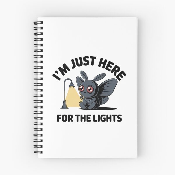 Item preview, I'm Just Here For The Lights Funny Moth Lover Gift designed and sold by Mr-wow.