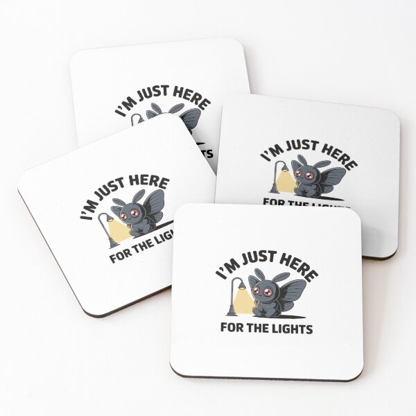 Item preview, I'm Just Here For The Lights Funny Moth Lover Gift designed and sold by Mr-wow.