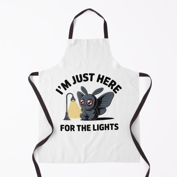 Item preview, I'm Just Here For The Lights Funny Moth Lover Gift designed and sold by Mr-wow.