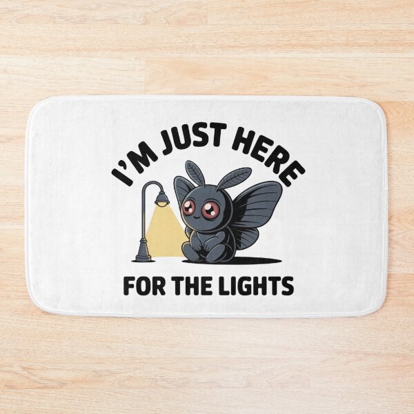 Item preview, I'm Just Here For The Lights Funny Moth Lover Gift designed and sold by Mr-wow.