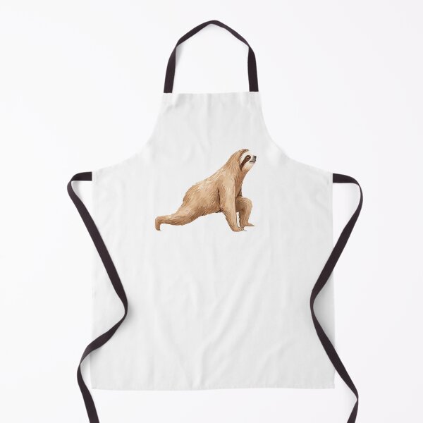Item preview, Sloth Yoga Pose #05: Gentle Lunge Stretch designed and sold by Quiet Joy Studio.