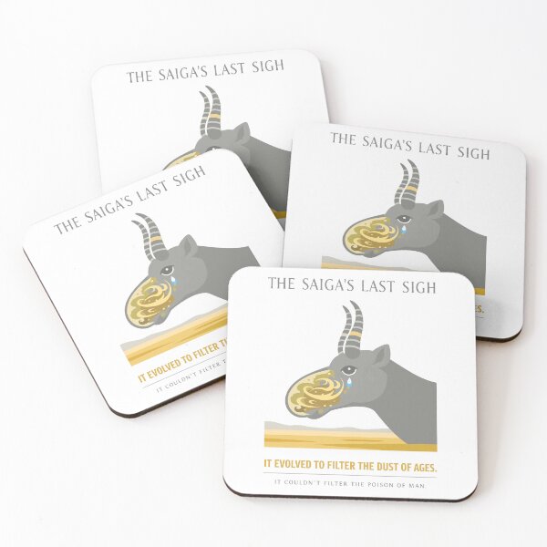 Item preview, Saiga Antelope Last Sigh Environmental Warning designed and sold by WildlifeInc.