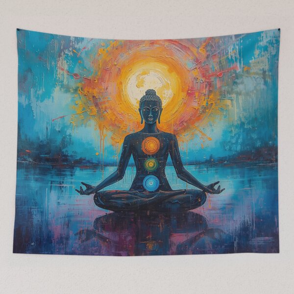 Aperçu de l'œuvre Zen Buddha Meditation - Inner Peace & Chakras créée et vendue par montaodujour.