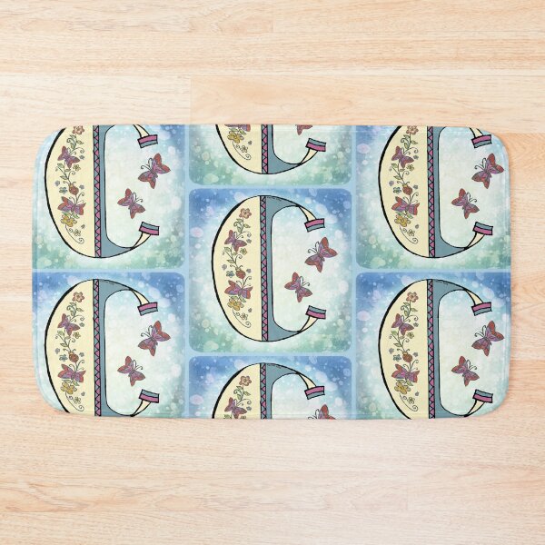 Item preview, Floral letter C Monogram designed and sold by artmuvz.