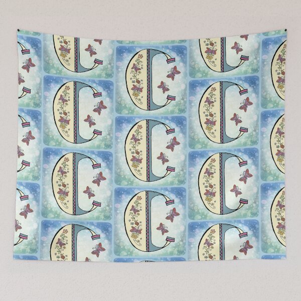 Item preview, Floral letter C Monogram designed and sold by artmuvz.