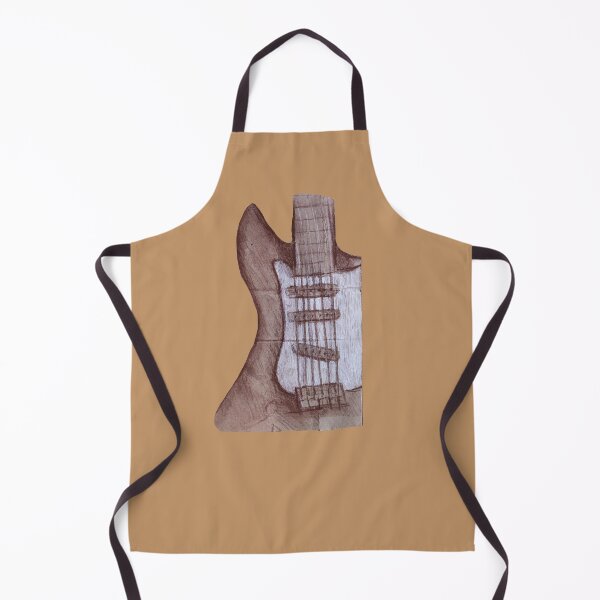 Item preview, Vintage Electric Guitar Sketch (Sepia) designed and sold by Sky-99.