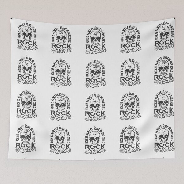 Item preview, Rock Is Always Alive Skull Design designed and sold by MatrixDifferent.