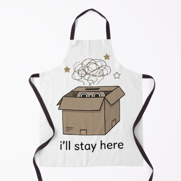 Item preview, I'll Stay Here - Cute Cat In A Box designed and sold by LYZ7VANI.