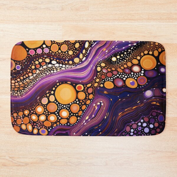 Item preview, Aboriginal Inspired Dot Art - Golden Pebbles designed and sold by GrinGalore.