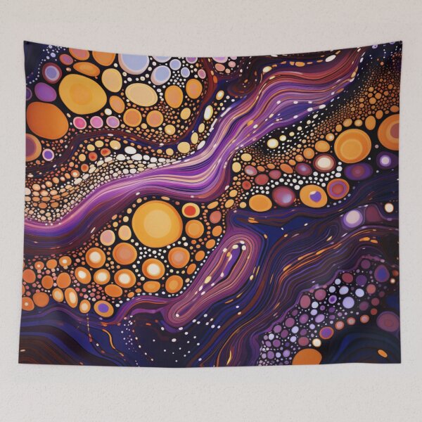 Item preview, Aboriginal Inspired Dot Art - Golden Pebbles designed and sold by GrinGalore.