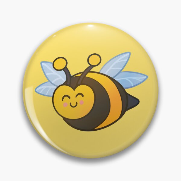 Item preview, Cutie Bees - Cute Very Happy Bee designed and sold by SolarWayfarer.