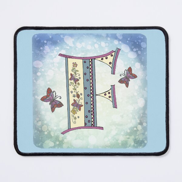 Item preview, Floral letter F Monogram designed and sold by artmuvz.