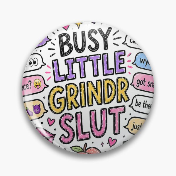 Item preview, Busy Little Grindr Slut Funny Gay Queer Doodle designed and sold by InkyIcarus.