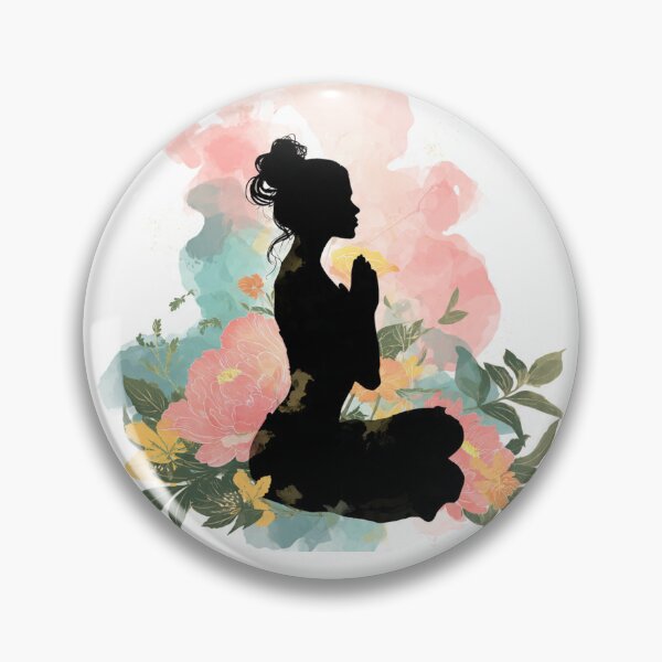 Item preview, Zen Yoga & Floral Mandala: Inner Harmony designed and sold by montaodujour.