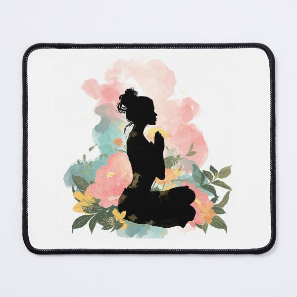 Item preview, Zen Yoga & Floral Mandala: Inner Harmony designed and sold by montaodujour.
