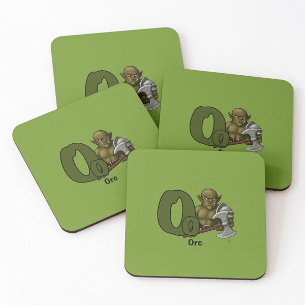 Item preview, O is for Orc – D&D Alphabet designed and sold by AnneOther.