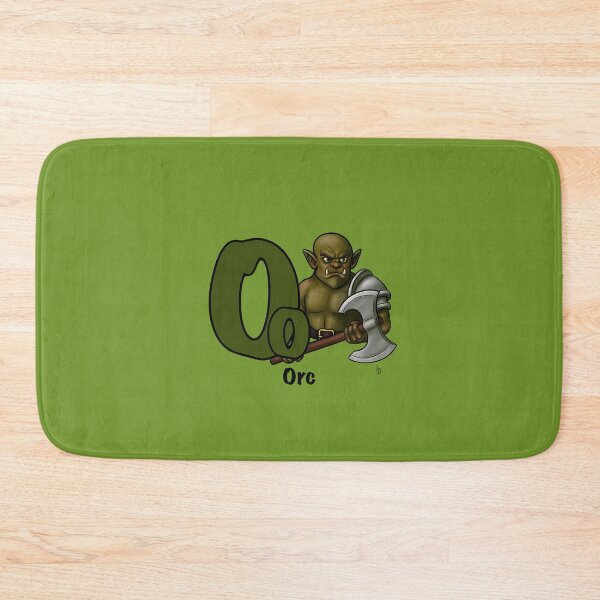 Item preview, O is for Orc – D&D Alphabet designed and sold by AnneOther.