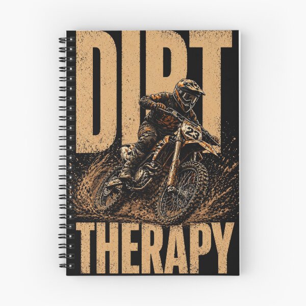 Item preview, Dirt Therapy Motocross Rider Offroad Bike Vintage Style Shirt designed and sold by justinhmorton.