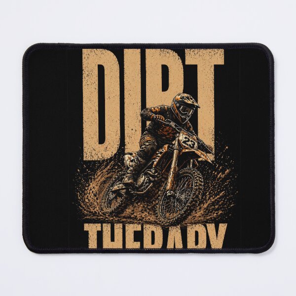Item preview, Dirt Therapy Motocross Rider Offroad Bike Vintage Style Shirt designed and sold by justinhmorton.