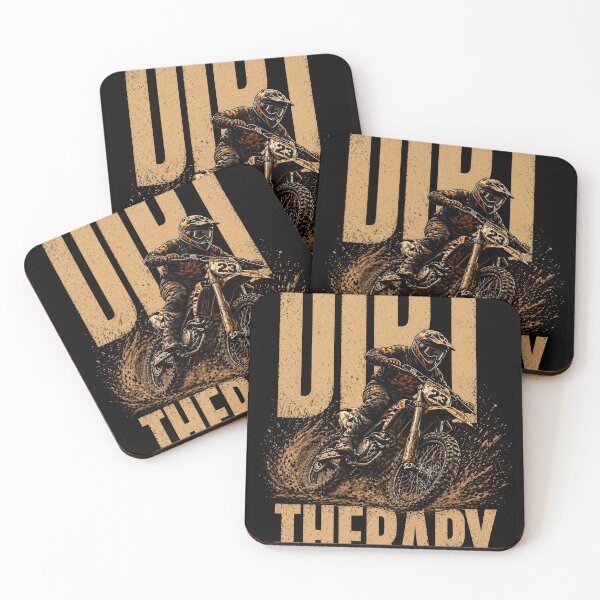 Item preview, Dirt Therapy Motocross Rider Offroad Bike Vintage Style Shirt designed and sold by justinhmorton.