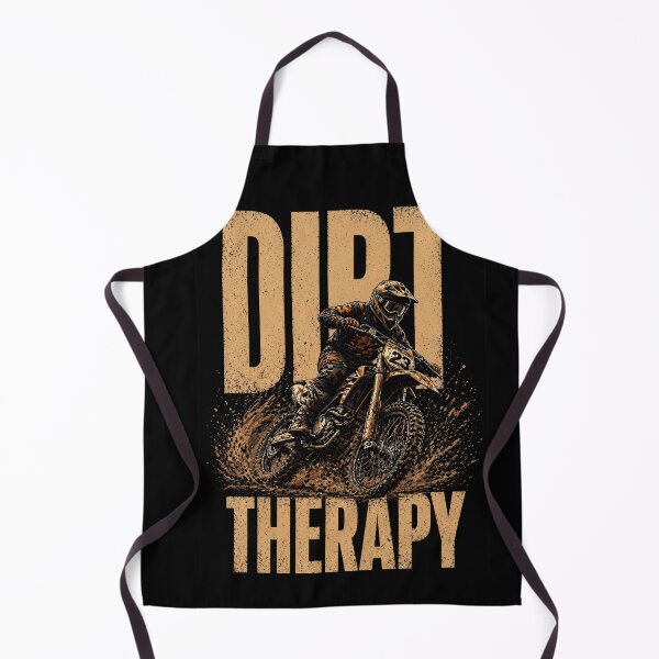 Item preview, Dirt Therapy Motocross Rider Offroad Bike Vintage Style Shirt designed and sold by justinhmorton.