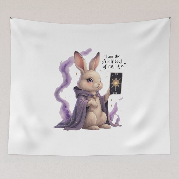 Item preview, Architect Of My Life 555 Cute Bunny Woodland Nursery Decor designed and sold by AQUILAKREO.