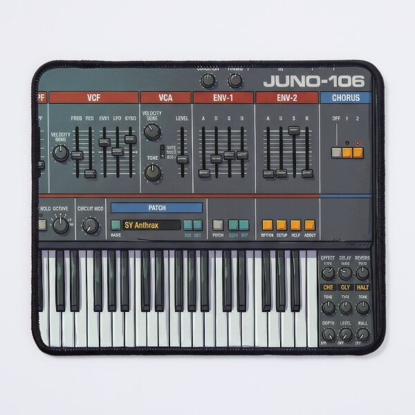 Item preview, Roland Juno-106 Analog Polyphonic Synth Illustration designed and sold by motionbymarco.