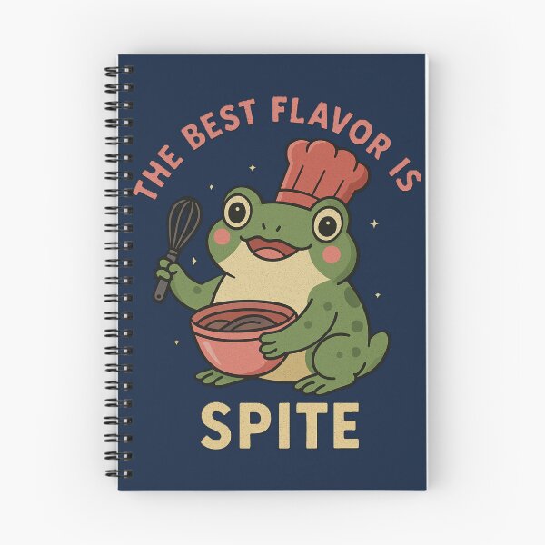 Item preview, The Best Flavor Is Spite Frog Chef – Cute Dark Humor Cooking Aesthetic Design designed and sold by Negisandeep studio.