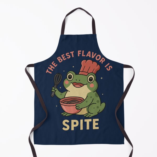 Item preview, The Best Flavor Is Spite Frog Chef – Cute Dark Humor Cooking Aesthetic Design designed and sold by Negisandeep studio.