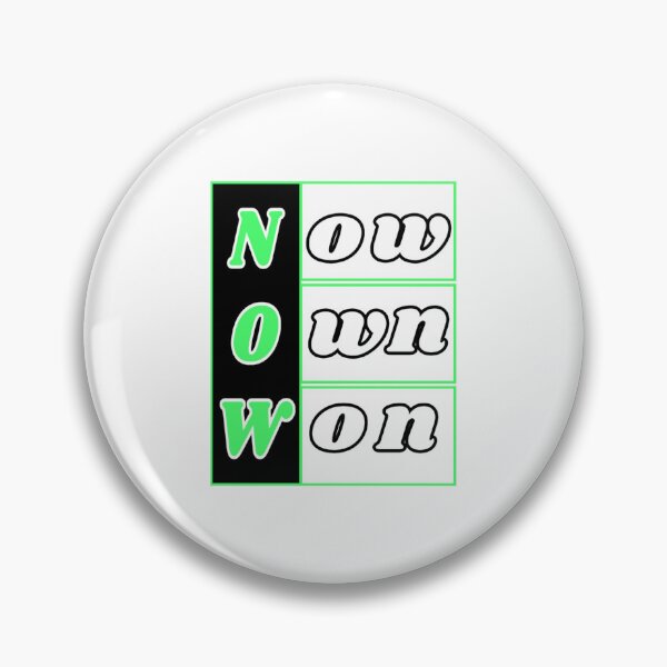 Item preview, Now Won Abstract Grid Typography Motivation Design designed and sold by PixelParinda.