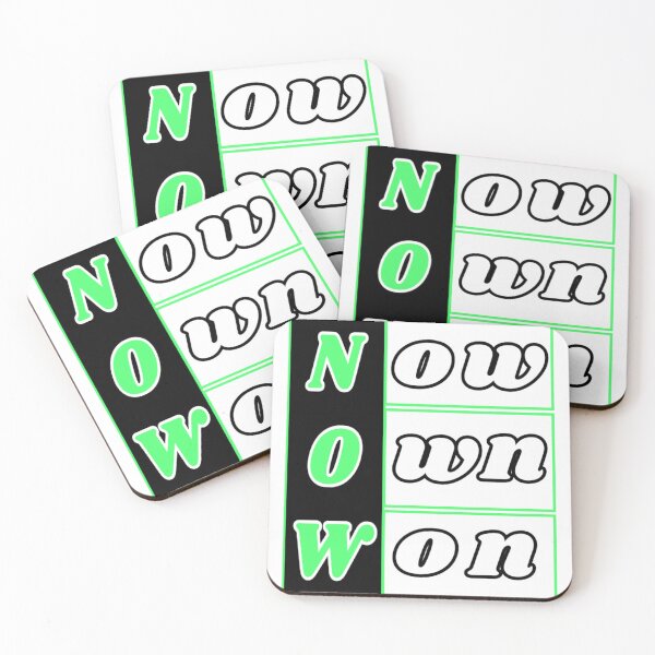 Item preview, Now Won Abstract Grid Typography Motivation Design designed and sold by PixelParinda.