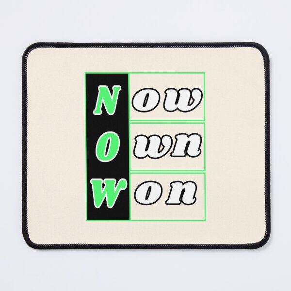 Item preview, Now Won Abstract Grid Typography Motivation Design designed and sold by PixelParinda.