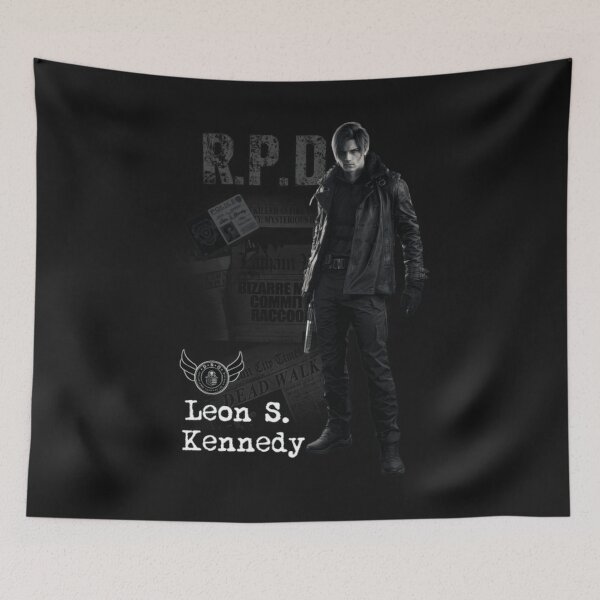 Item preview, Leon S Kennedy RPD Requiem Resident Evil 9 Horror Gamer Classic T-Shirt designed and sold by LillyCustomTees.