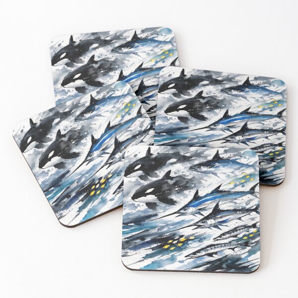Item preview, Ocean Pursuit in Swift Flowing Currents designed and sold by WildlifeInc.