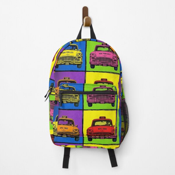Item preview, New York City Taxi Pop Art Warhol Inspired NYC Cab Retro Wall Art Poster designed and sold by Velustro Shop.